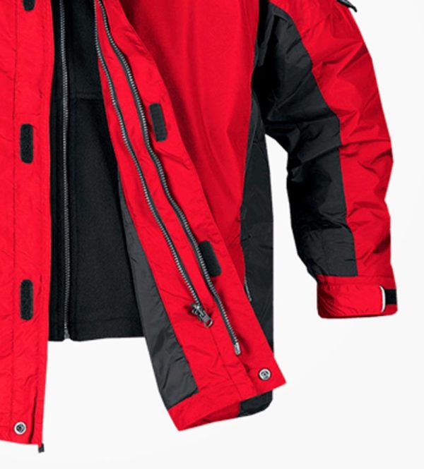 Abrigo rojo de invierno - Imagen 2