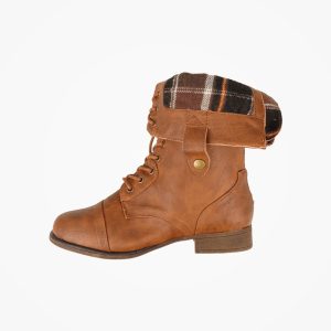 Zapato de pelo camel