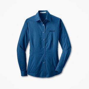 Camisa de invierno azul marino fabricada en seda natural del norte de la India